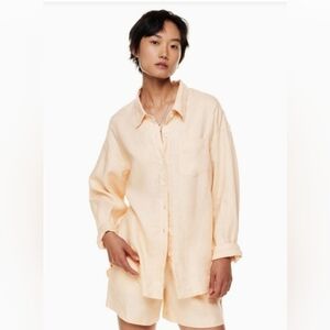 Aritzia Wilfred Free Relaxed 100% Organic Cotton size XS ptp 23"